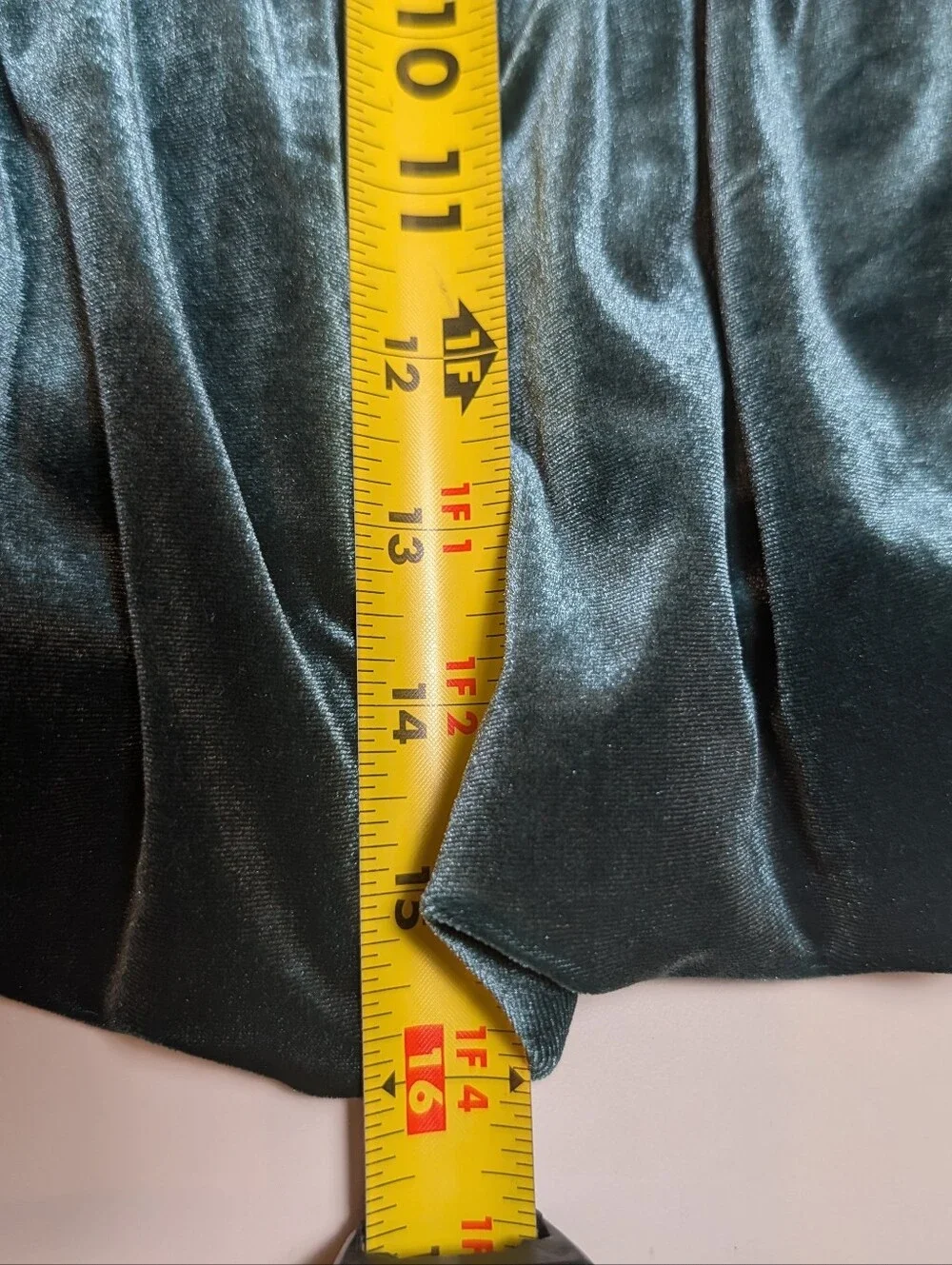 Children's Place 3T Velvet Long Sleeve Peplum Top in Deep Green NWT
